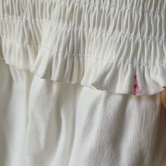 A.L.C. Adena White Off shoulder Dress Sz 6 NWT - Picture 11 of 11